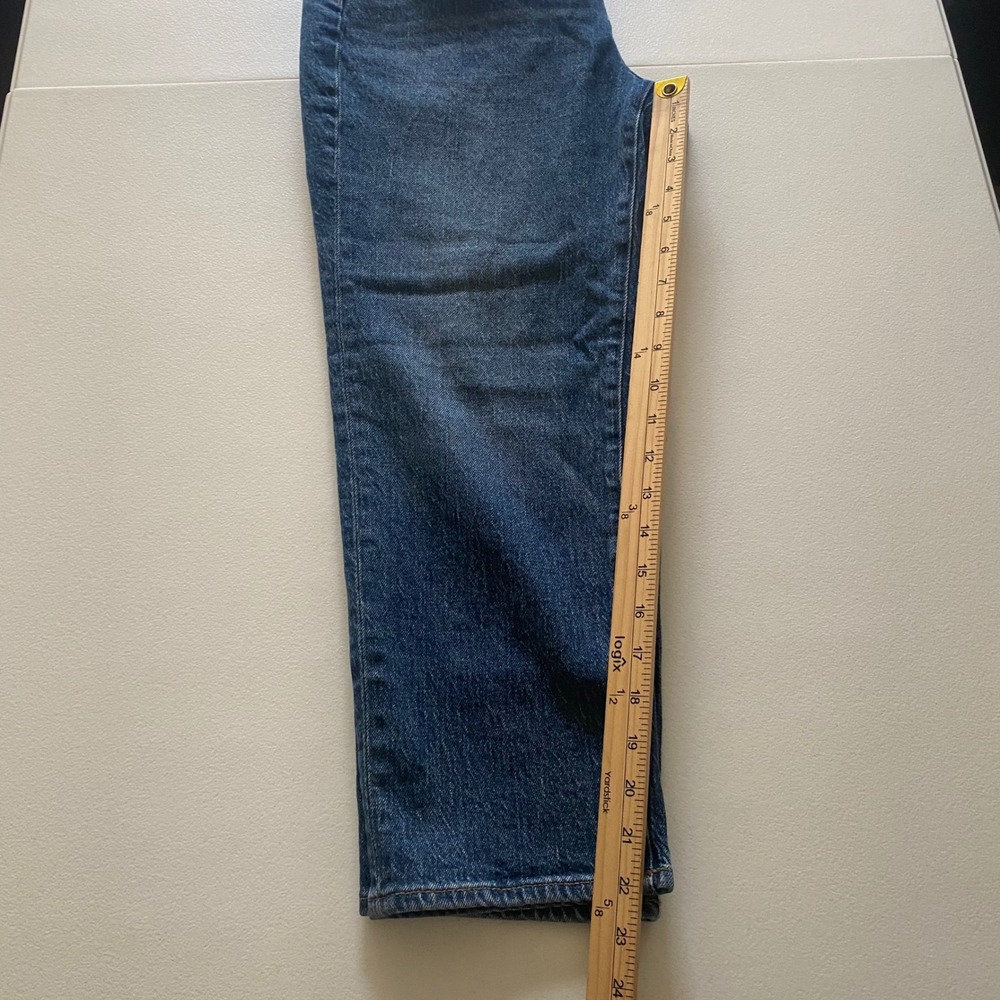 Madewell Classic Straight Jeans 29P Petite Blue Mid Wash Denim - Picture 7 of 7